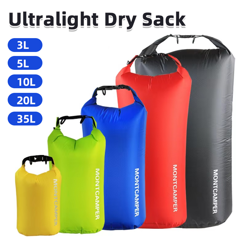 Dry Bag Roll Top - Ultralight Kuru Çuval 3/5/10/20/35L Sürüklenen Yüzme
