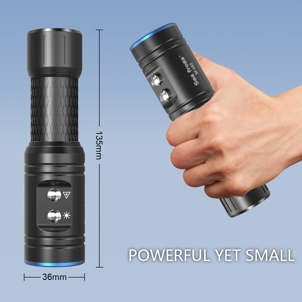 Strbea 1000 lümen LED el fener - Underwater Flashlight incelemesi ve fiyatı